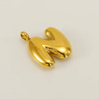 Bold Initial Letter A 18K Gold Stainless Steel Pendant For Women Bulk