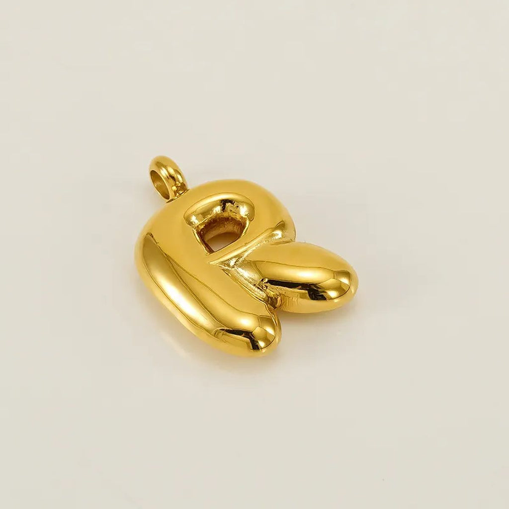 Bold Initial Letter A 18K Gold Stainless Steel Pendant For Women Bulk