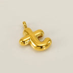 Bold Initial Letter A 18K Gold Stainless Steel Pendant For Women Bulk