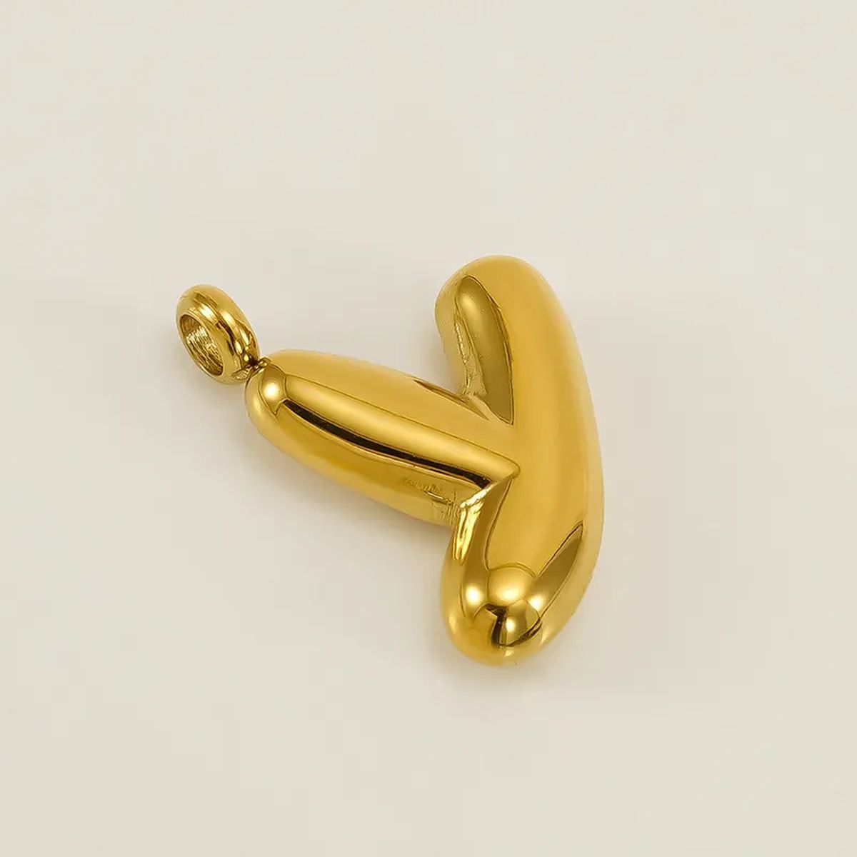 Bold Initial Letter A 18K Gold Stainless Steel Pendant For Women Bulk