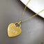 Love Lock Cubic Zirconia 18K Gold Anti Tarnish Pendant Chain Bulk