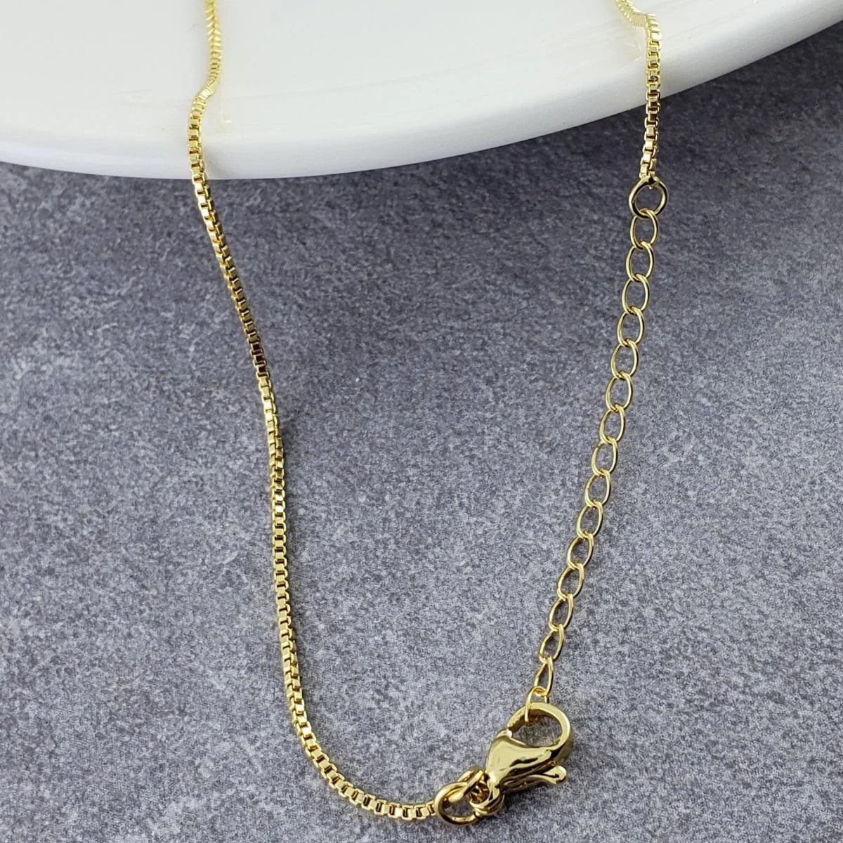 Om Aum Cubic Zirconia 18K Gold Anti Tarnish Pendant Chain Women Bulk Secondary image