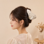 Princess Butterfly Style Gold Rhinestone Fabric Hair Accessories Bulk