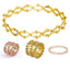 Gold Silver Rose Gold Anti Tarnish Stretchable Bracelet Cum Ring Bulk