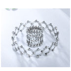 Gold Silver Rose Gold Anti Tarnish Stretchable Bracelet Cum Ring Bulk