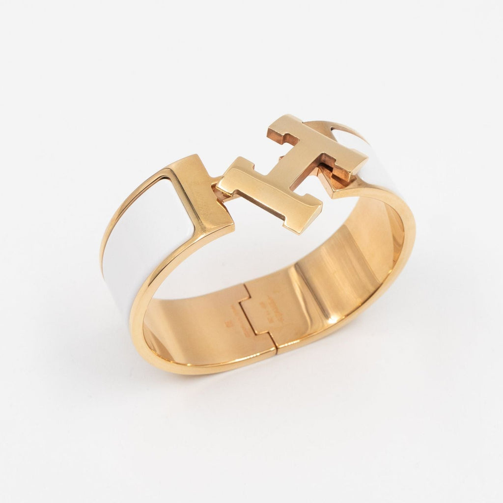 Stainless Steel White Enamel 18K Rose Gold Band Ring For Women Bulk