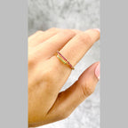 Slim Arrow Geometric Copper 18K Gold Free Size Ring For Women Bulk