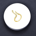Snake Dainty Green Eye Cubic Zirconia 18K Gold Free Size Ring Bulk