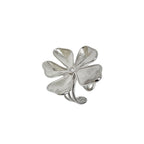 Flower Silver Anti Tarnish Cubic Zirconia Open Back Band Ring Bulk