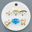 Wave Multi Gold CZ Crystal Anti Tarnish Combo Pack Of 6 Ring Bulk