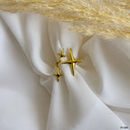 Long Star 18K Gold Anti Tarnish Adjustable Ring For Women Bulk