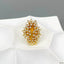 Studded Solitaires CZ 18K Gold Anti Tarnish Free Size Ring Bulk