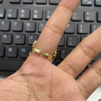 Layer Cubic Zirconia 18K Gold Anti Tarnish Ring For Women Bulk