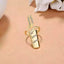 Studded Leaf CZ 18K Gold Anti Tarnish Adjustable Nail Ring Bulk