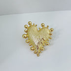 Heart 18K Gold Adjustable Ring For Women Bulk