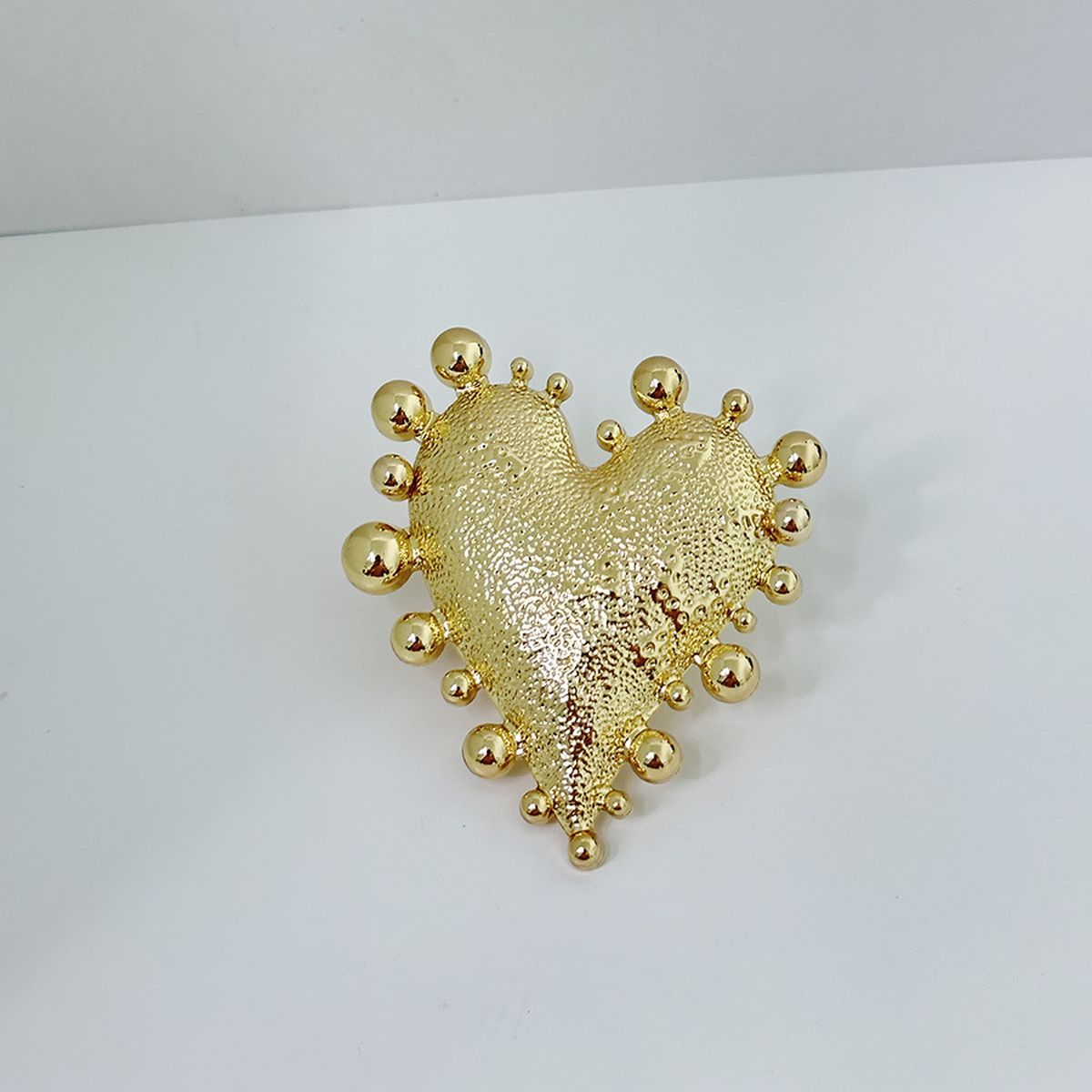 Heart 18K Gold Adjustable Ring For Women Bulk