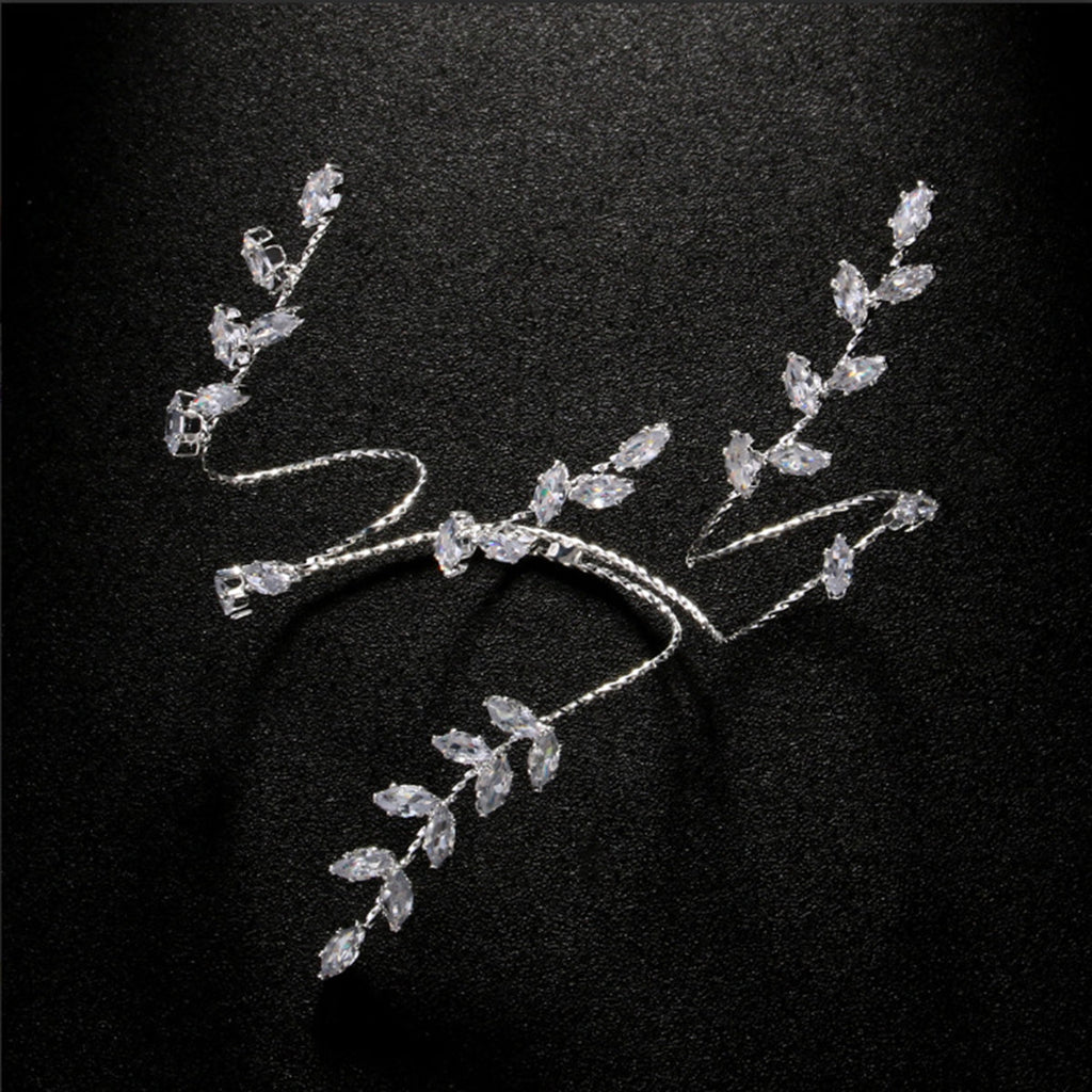Marquise Leaf CZ Gold Anti Tarnish Adjustable Finger Knuckle Ring Bulk