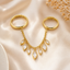 Minimalist Hand Harness Gold Silver CZ Copper Anti Tarnish Ring Bulk