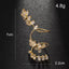 Leaf Gold Silver Solitaire Anti Tarnish Adjustable Finger Ring Bulk