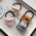 Curve Acrylic Multi Hair Band Rubber Band Hair Accessories Kids Bulk