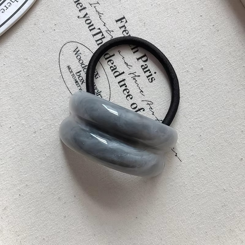 Curve Acrylic Multi Hair Band Rubber Band Hair Accessories Kids Bulk