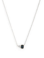 Modern Geometric Rose Silver Gold CZ Anti Tarnish Brass Necklace Bulk