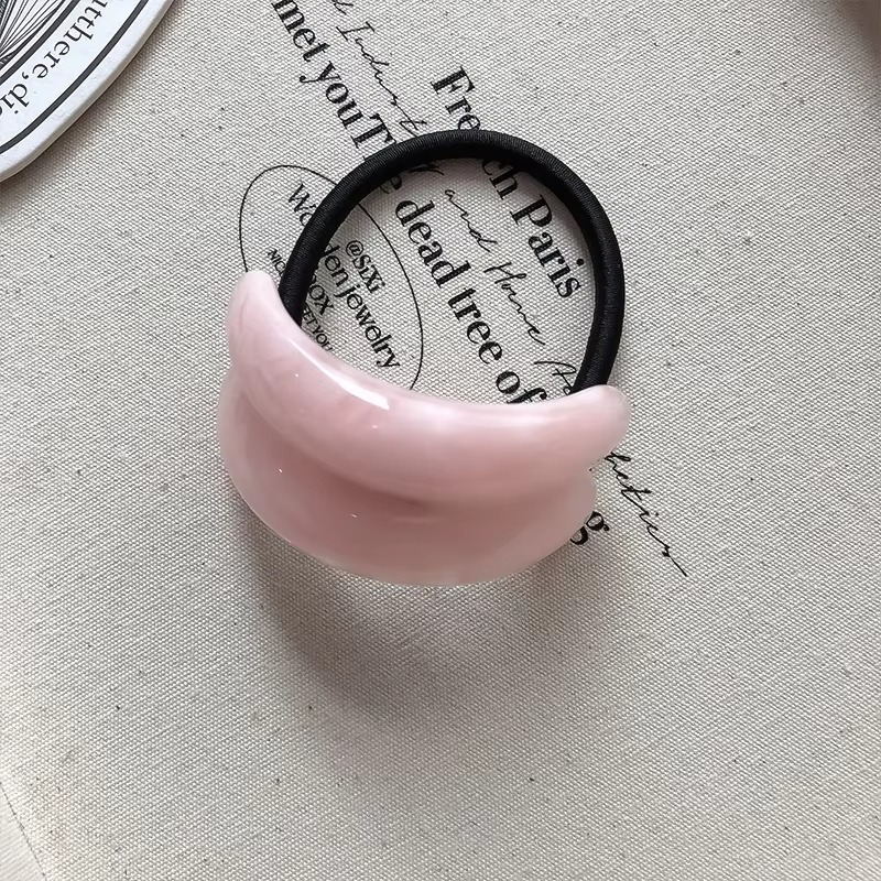 Curve Acrylic Multi Hair Band Rubber Band Hair Accessories Kids Bulk