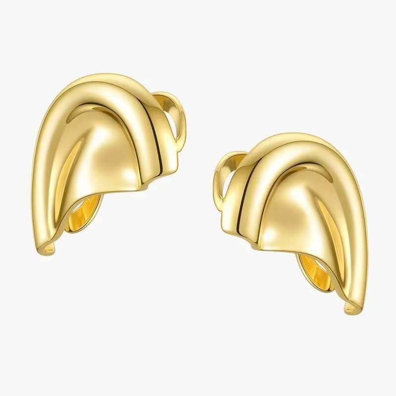 Edge Ear Gold Silver Anti Tarnish Ear Holes Ear Cuff Earring Pair Bulk