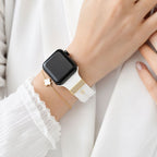 Studded Surface Cubic Zirconia 18K Gold Smart Watch Charm Women Bulk