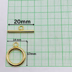 Gold Toggle Hook Bulk
