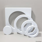 Round White Foam Photography Background Props Pack Of 5 Bulk