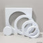 Round White Foam Photography Background Props Pack Of 5 Bulk