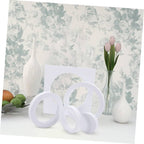 Round White Foam Photography Background Props Pack Of 5 Bulk