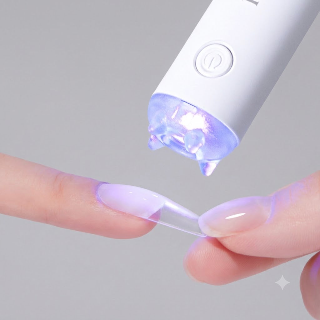 Portable White Rechargeable Mini LED Nail Gel Curing Lamp Bulk