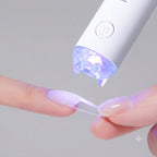 Portable White Rechargeable Mini LED Nail Gel Curing Lamp Bulk
