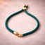 Wholesale Blue Brown Green Stylish Gold Plated Plain Thread Bracelet