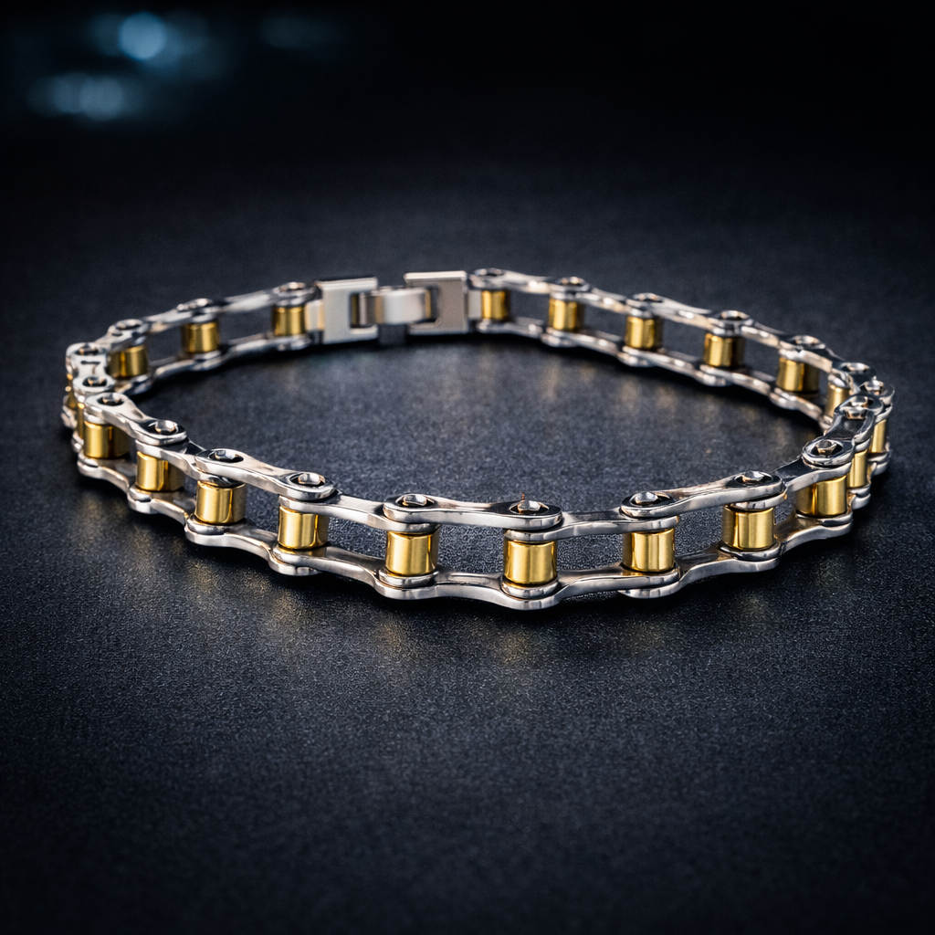 Bulk Links & Chain Gold Silver Plain Stainless Steel Bracelet For Men