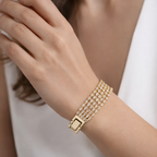 Bulk Layered Marquise Cut Tennis Style Gold Silver CZ Copper Bracelet