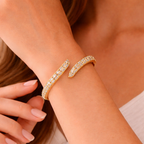 Designer Baguette & Marquise Gold Silver CZ Copper Cuff & Kada Bulk