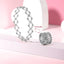 18K Gold Silver CZ Adjustable Free Size Bracelet Cum Ring Bulk