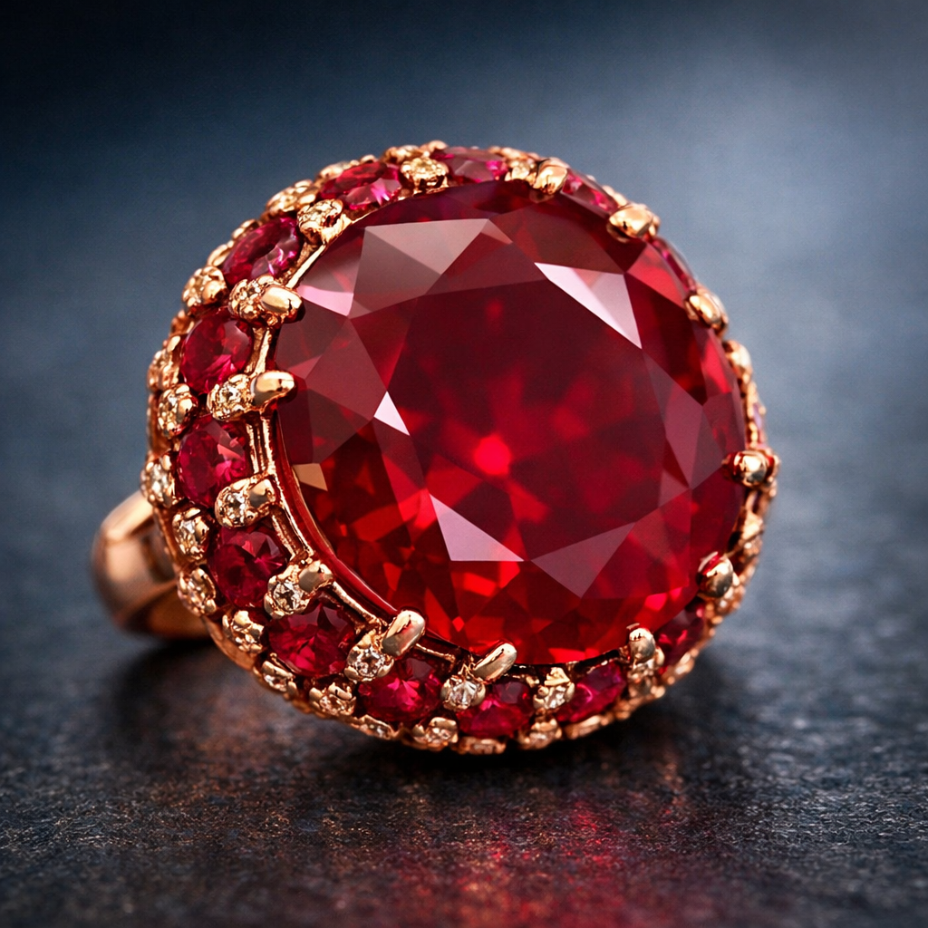 Classic Heritage Gold Plated CZ Copper Anti Tarnish Adjustable Fancy Ring Bulk