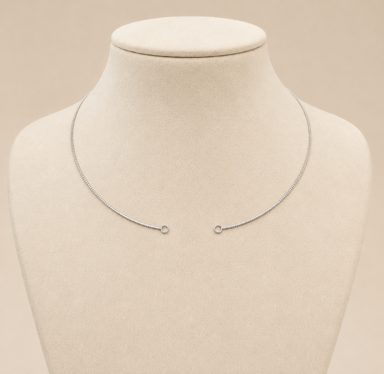 Silver Stainless Steel Box Chain Necklace For Men 18" Inch Bulk