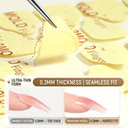 Ultra-Thin Self-Adhesive Nail Stickers for Strong Hold Bulk