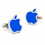 Blue Apple Cufflinks In Box Bulk