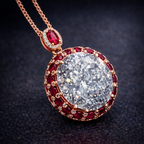 Classic Heritage Gold Plated CZ Anti Tarnish Copper Pendant Wholesale