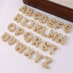 Wholesale Letter Gold Plated CZ Anti Tarnish Copper Pendant  For Women