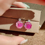 Multi Color Elegant Rose-Cut Silver Cubic Zirconia Necklace Combo Bulk