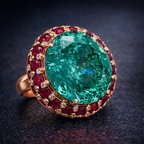 Classic Heritage Gold Plated CZ Copper Anti Tarnish Adjustable Fancy Ring Bulk