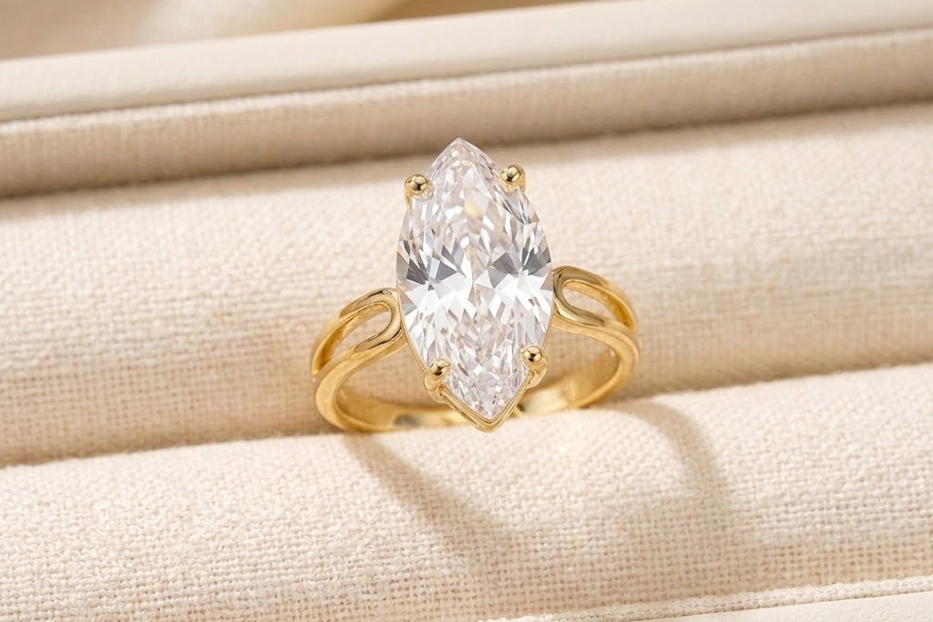 Gold Silver Multi Shape Cubic Zirconia Copper Adjustable Ring Women Bulk