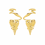 Heart Wrap Style Gold Silver Plated Alloy Stud Earrings For Women Bulk